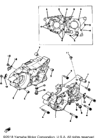 Crankcase Yz250d