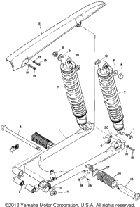 Rear Arm - Rear Cushion - Chain Case