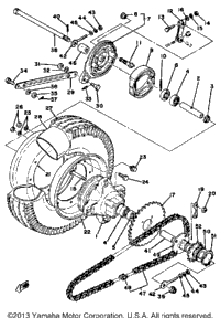 Rear Wheel Lb50pg - Ph - Pj