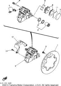 Rear Brake Caliper