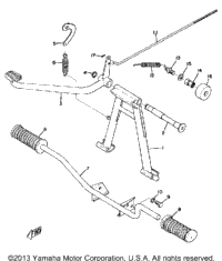 Stand - Footrest - Brake Pedal