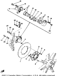 Rear Disc Brake - Caliper