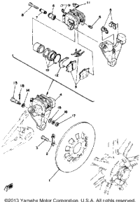 Rear Disc Brake - Caliper