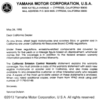 Audio Warranty Service Pg 1