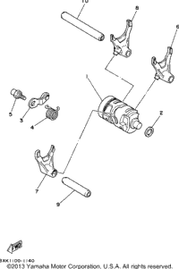 Shift Cam - Shift Fork