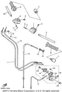 Steering Handle Cable
