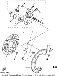Front Brake - Caliper