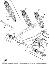 Swing Arm - Rear Shocks