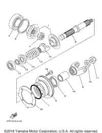 Middle Drive Gear