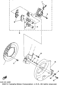 Front Brake Caliper