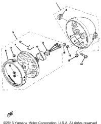Headlight Dt100e E011001~F