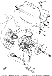 Pickup Coil-Clamp-Governor