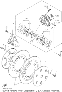 Front Brake Caliper