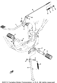Stand & Brake Pedal