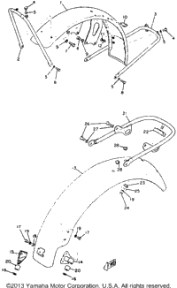 Front Fender - Rear Fender (Xs2)