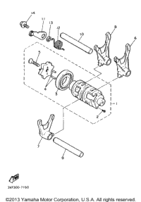 Shift Cam Shift Fork