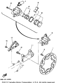 Rear Brake Caliper