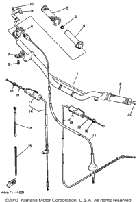 Steering Handle - Cable