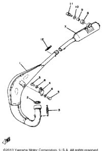 Exhaust Yz125g