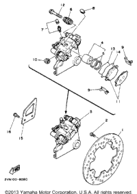 Rear Brake Caliper