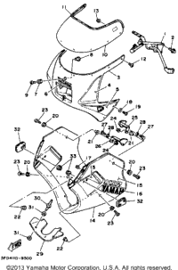 Fairing-Cowling (2Rr-036101)