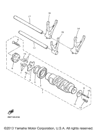 Shift Cam Shift Fork
