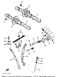 Camshaft Chain Xj550h J K