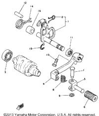 Shift Shaft - Pedal