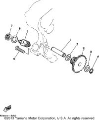 Tachometer Gear