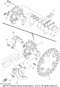 Rear Brake Caliper