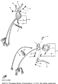 Handle Switch Lever Xv1000l Lc