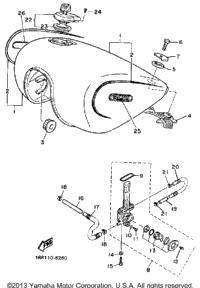 Fuel Tank Xv700ss