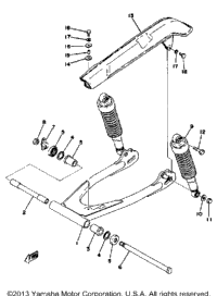 Rear Arm Rear Cushion Chain Case