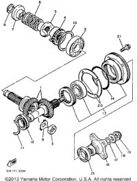 Middle Drive Gear