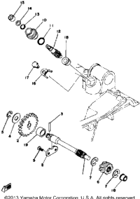 Tachometer Gear