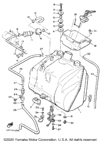 Fuel Tank California Model Only