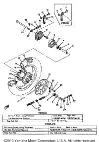 Rear Wheel - Yz60h - J - K