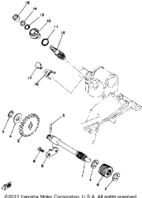 Tachometer Gear