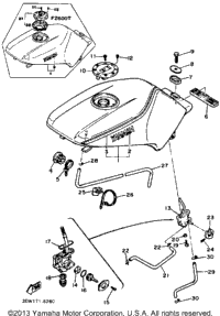 Fuel Tank Fz600s T