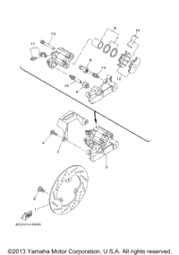 Rear Brake Caliper