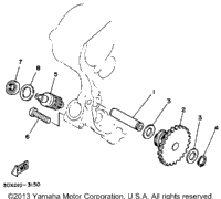 Tachometer Gear