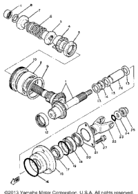 Middle Drive Gear