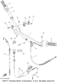 Steering Handle Cable