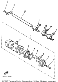 Shift Cam Fork