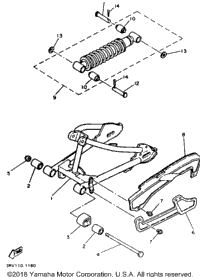Swing Arm Rear Shocks
