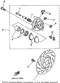 Front Brake Caliper