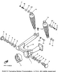 Swing Arm Rear Shocks
