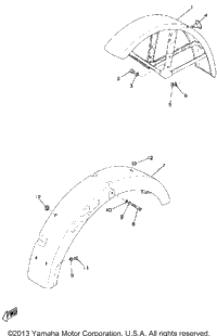 Front Fender Rear Fender