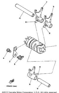 Shift Cam-Fork