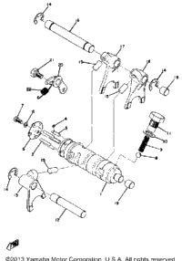Shifter 1 Yz125a - B